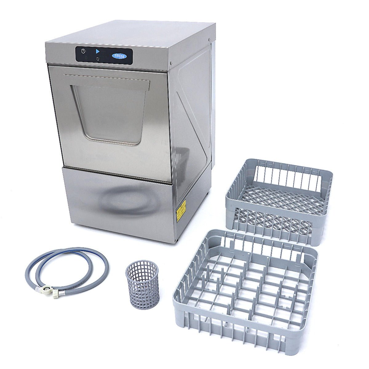 Maxima Undercounter Dishwasher 40 x 40cm - with Rinse Aid Pump - Digital Display - 230V - RVSVoordeel