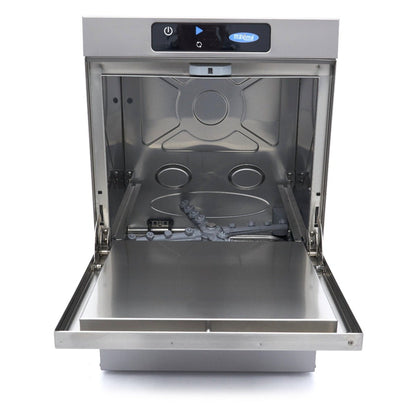 Maxima Undercounter Dishwasher 40 x 40cm - with Rinse Aid Pump - Digital Display - 230V - RVSVoordeel