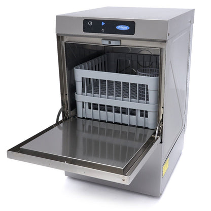 Maxima Undercounter Dishwasher 40 x 40cm - with Rinse Aid Pump - Digital Display - 230V - RVSVoordeel
