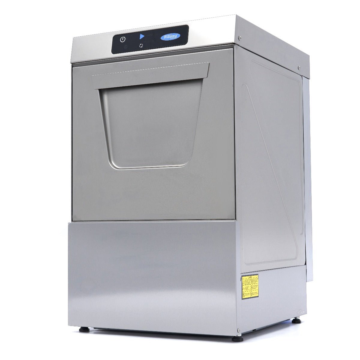 Maxima Undercounter Dishwasher 40 x 40cm - with Rinse Aid Pump - Digital Display - 230V - RVSVoordeel
