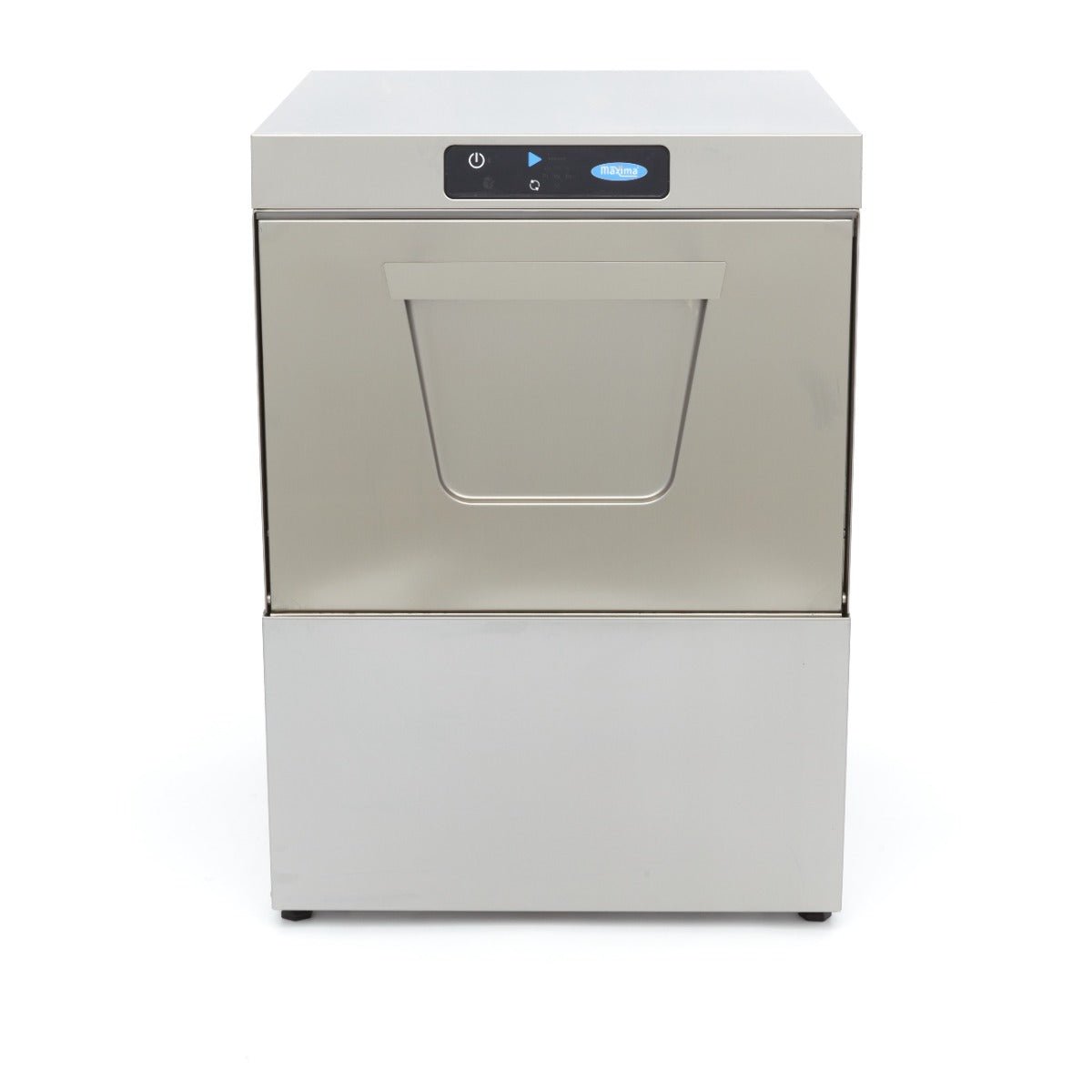 Maxima Undercounter Dishwasher 50 x 50cm - with Drain, Rinse Aid and Soap Pump - Digital Display - 230V - RVSVoordeel