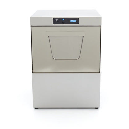 Maxima Undercounter Dishwasher 50 x 50cm - with Drain, Rinse Aid and Soap Pump - Digital Display - 400V - RVSVoordeel