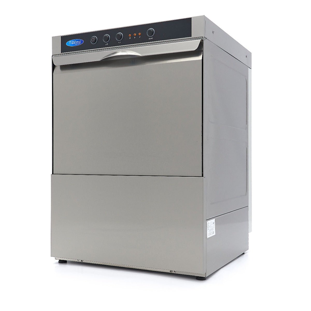 Maxima Undercounter Dishwasher 50 x 50cm - with Drain, Rinse Aid and Soap Pumps - 230V - RVSVoordeel