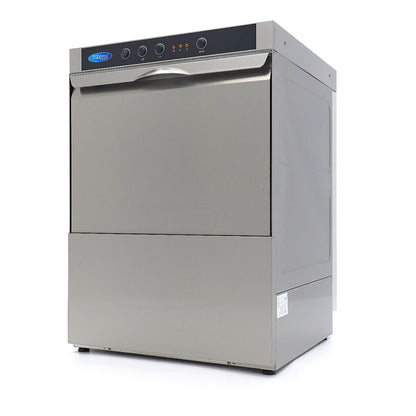 Maxima Undercounter Dishwasher 50 x 50cm - with Drain, Rinse Aid and Soap Pumps - 400V - RVSVoordeel