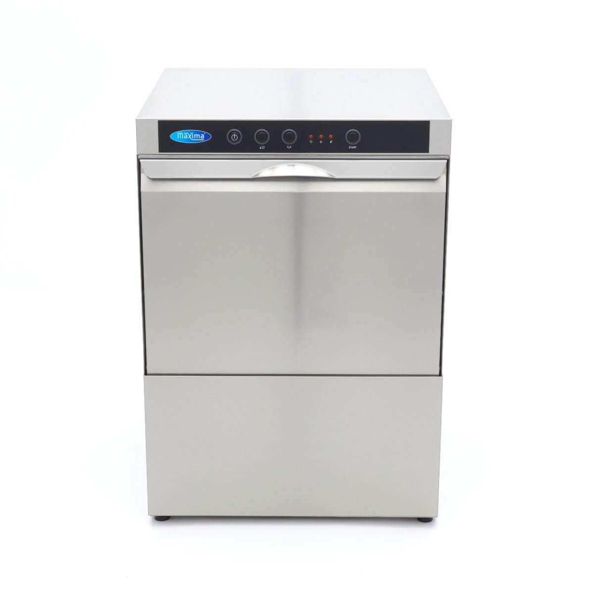 Maxima Undercounter Dishwasher 50 x 50cm - with Drain, Rinse Aid and Soap Pumps - 400V - RVSVoordeel
