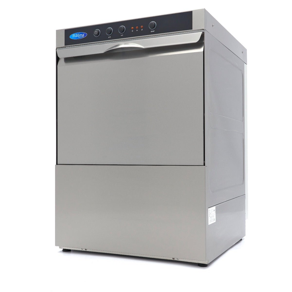 Maxima Undercounter Dishwasher 50 x 50cm - with Rinse Aid Pump - 230V - RVSVoordeel