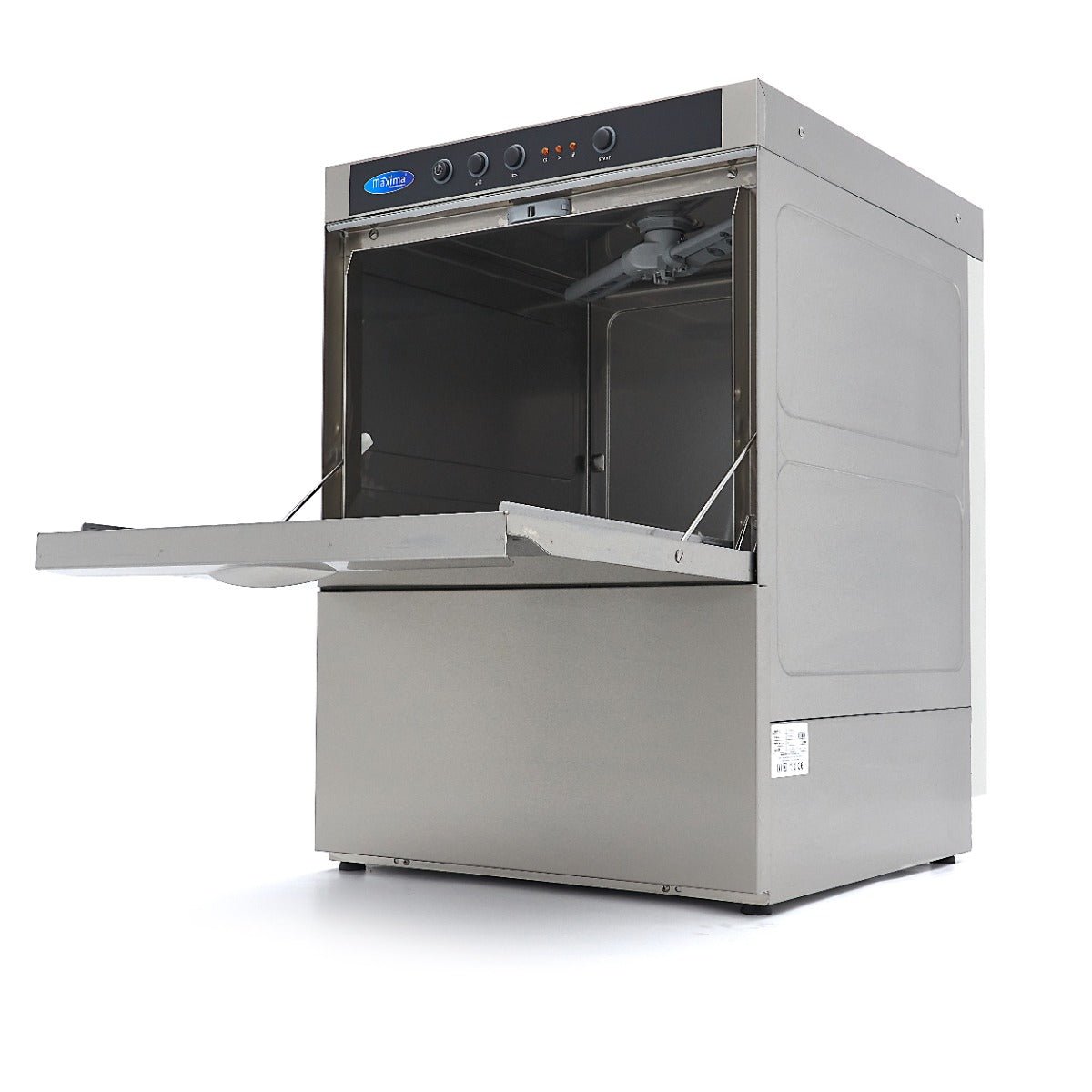 Maxima Undercounter Dishwasher 50 x 50cm - with Rinse Aid Pump - 230V - RVSVoordeel