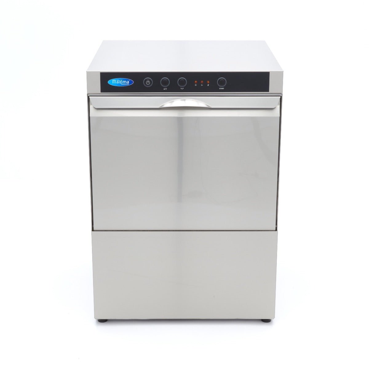Maxima Undercounter Dishwasher 50 x 50cm - with Rinse Aid Pump - 400V - RVSVoordeel