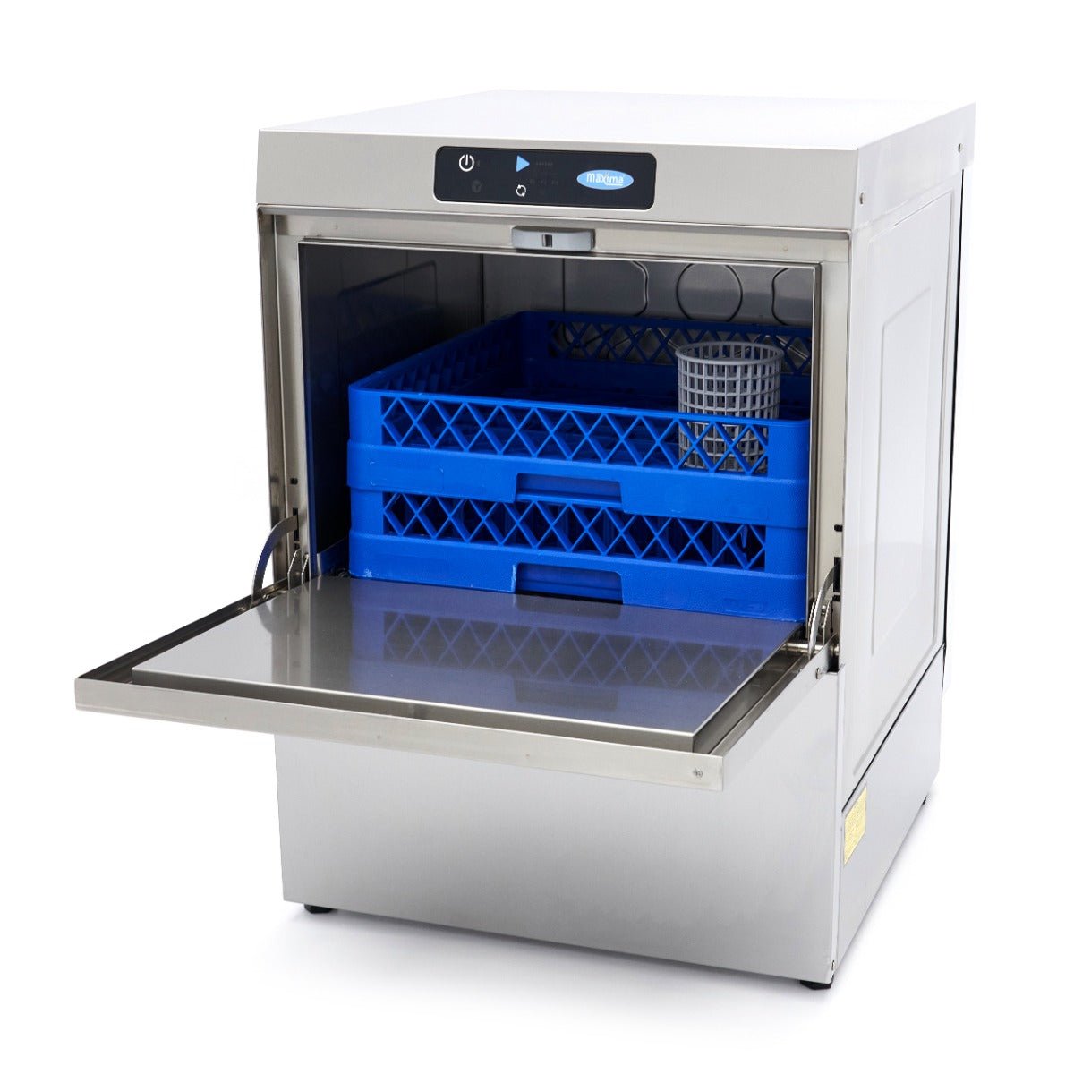 Maxima Undercounter Dishwasher 50 x 50cm - with Rinse Aid Pump - Digital Display - 230V - RVSVoordeel
