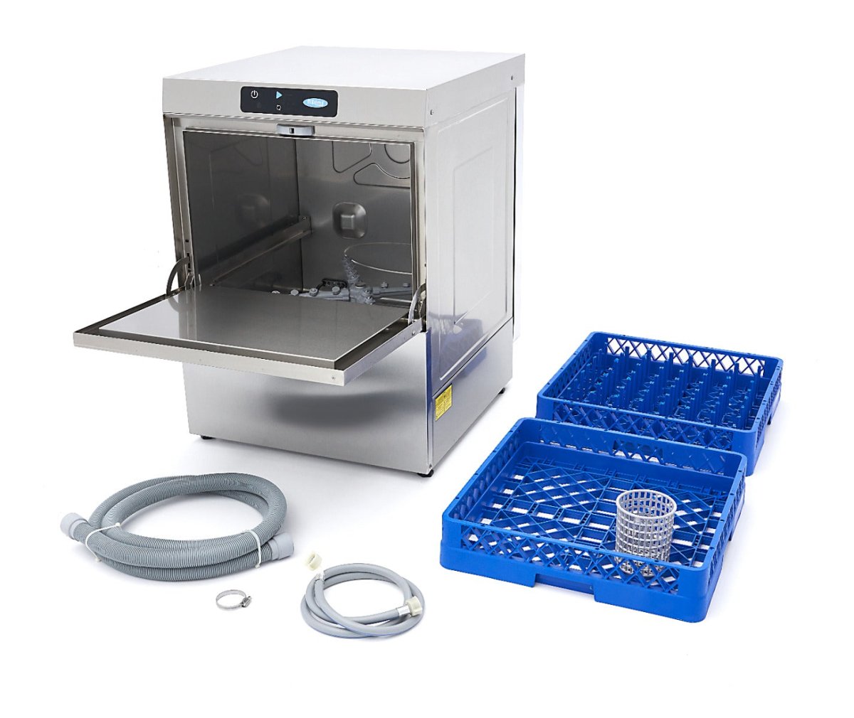 Maxima Undercounter Dishwasher 50 x 50cm - with Rinse Aid Pump - Digital Display - 230V - RVSVoordeel