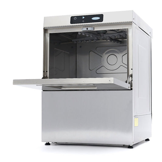 Maxima Undercounter Dishwasher 50 x 50cm - with Rinse Aid Pump - Digital Display - 230V - RVSVoordeel
