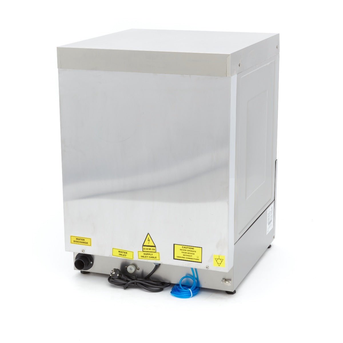 Maxima Undercounter Dishwasher 50 x 50cm - with Rinse Aid Pump - Digital Display - 230V - RVSVoordeel