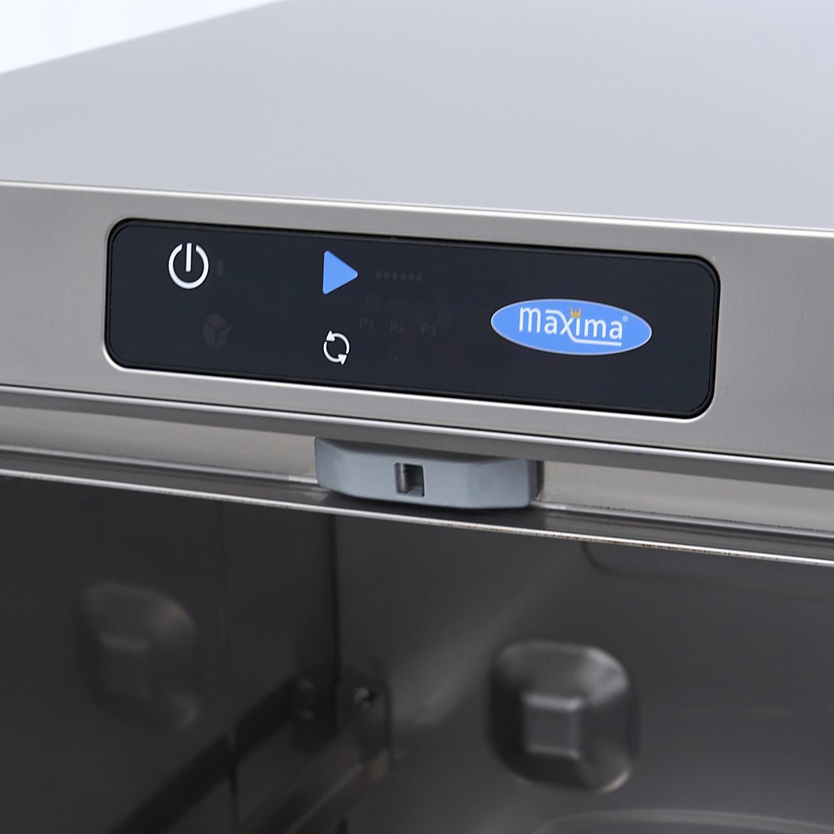 Maxima Undercounter Dishwasher 50 x 50cm - with Rinse Aid Pump - Digital Display - 400V - RVSVoordeel