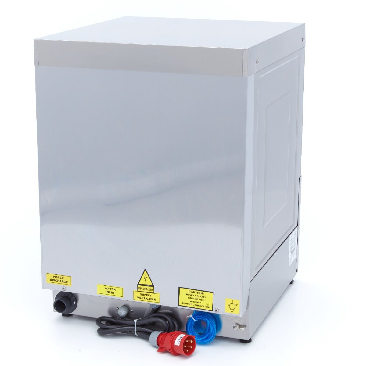 Maxima Undercounter Dishwasher 50 x 50cm - with Rinse Aid Pump - Digital Display - 400V - RVSVoordeel