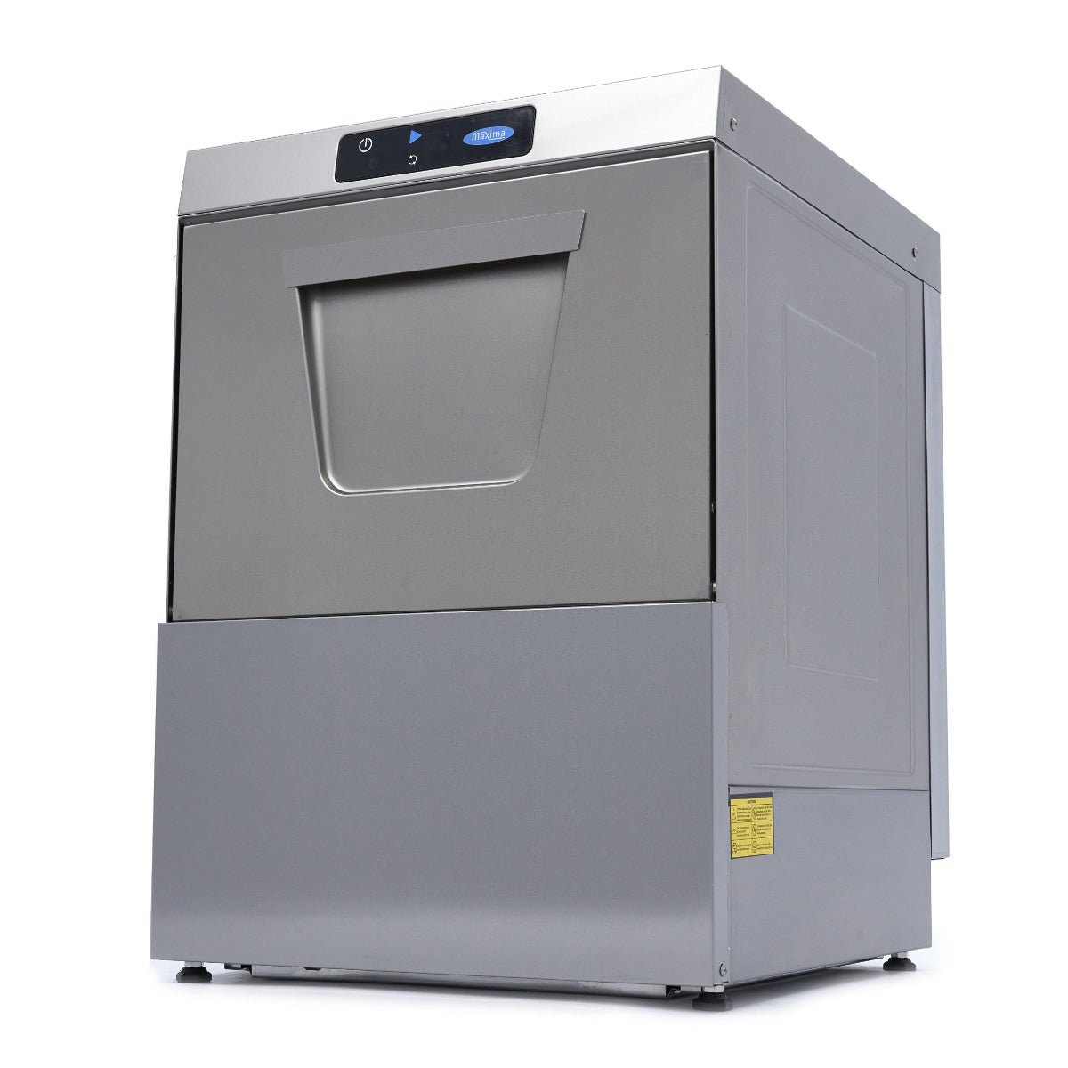 Maxima Undercounter Dishwasher 50 x 50cm - with Rinse Aid Pump - Digital Display - 400V - RVSVoordeel