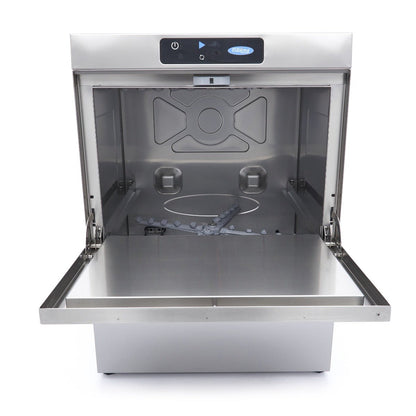 Maxima Undercounter Dishwasher 50 x 50cm - with Rinse Aid Pump - Digital Display - 400V - RVSVoordeel
