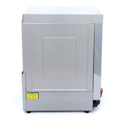Maxima Undercounter Dishwasher 50 x 50cm - with Rinse Aid Pump - Digital Display - 400V - RVSVoordeel