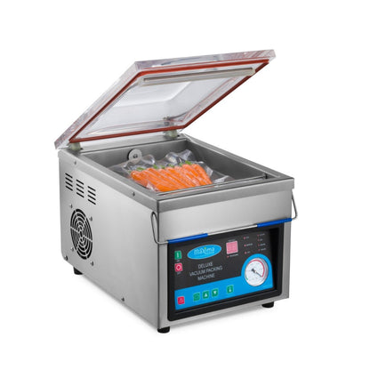 Maxima Vacuum Pack Machine 26cm Seal - W28 x D38,5 x H9cm Chamber - RVSVoordeel