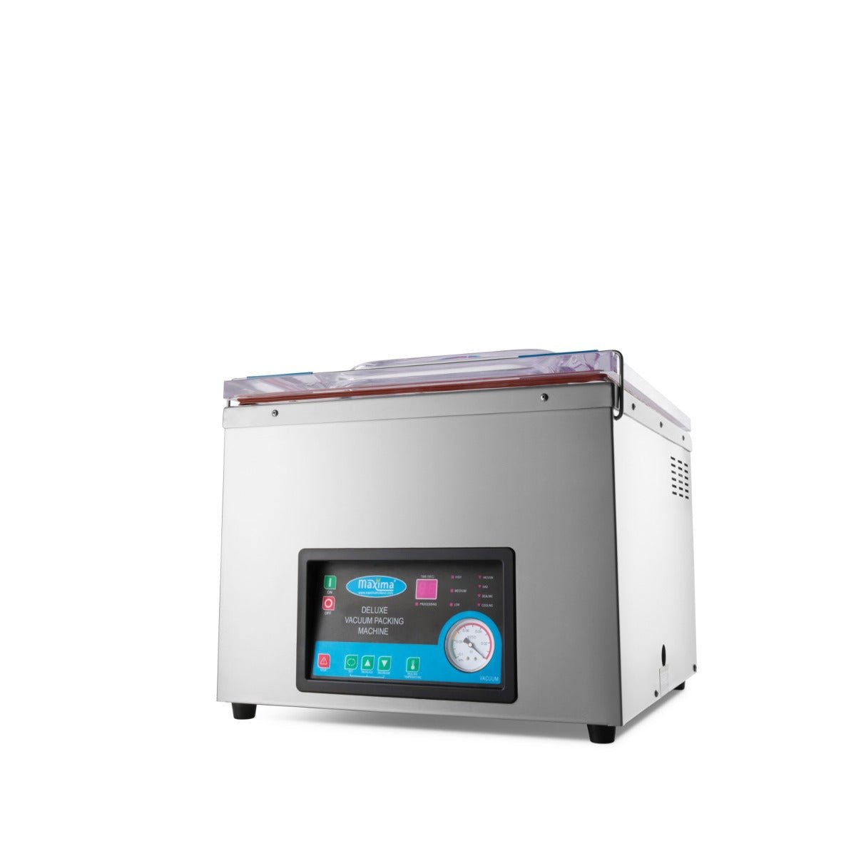 Maxima Vacuum Pack Machine 44cm Seal - W46 x D46 x H22cm Chamber - RVSVoordeel