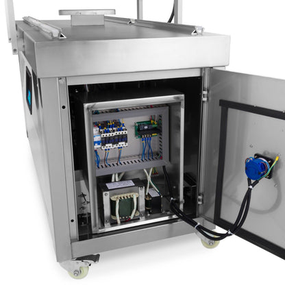 Maxima Vacuum Pack Machine 60cm Double-sided Seal - 2* W76 x D60 x H16cm Double Chamber - RVSVoordeel
