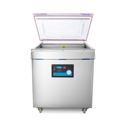 Maxima Vacuum Pack Machine 70cm Double-sided Seal - W72 x D61 x H21,5cm Chamber - RVSVoordeel