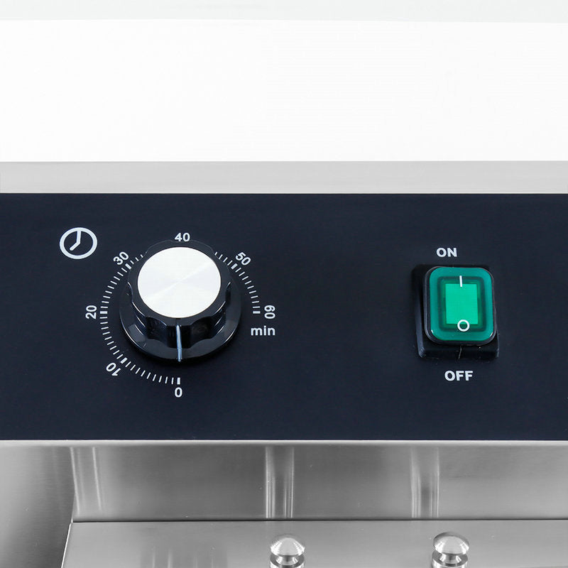 Maxima Frituurpan - 45 L - 1 Mand - met Tapkraan - 400V