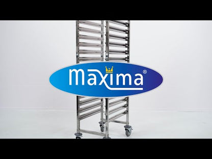 Maxima Tray Trolley - Gastronorm - Fits 16 x 1/1 GN Trays - excl GN Trays
