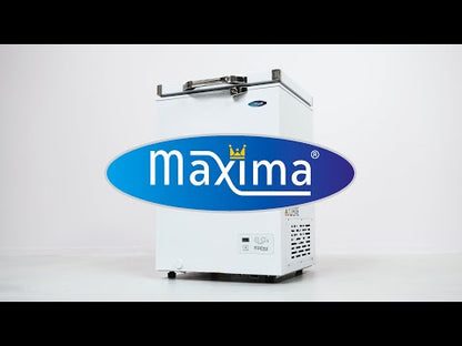 Maxima Chest Freezer 93L - 2 Wheels - Compact