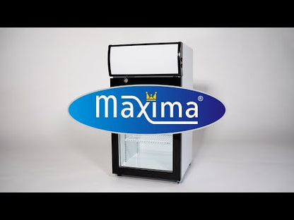 Maxima Mini Koelkast 80 L - 2 Verstelbare Roosters - Wit