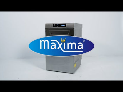 Maxima Undercounter Dishwasher 40 x 40cm - with Drain, Rinse Aid and Soap Pump - Digital Display - 230V