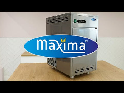 Maxima Ice Machine - 30kg/day - Crushed/Flaked - Water Cooled