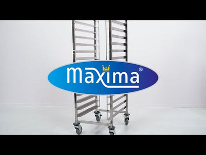 Maxima Tray Trolley - Bakerynorm - Fits 16 x Trays (60 x 40cm) - excl Trays