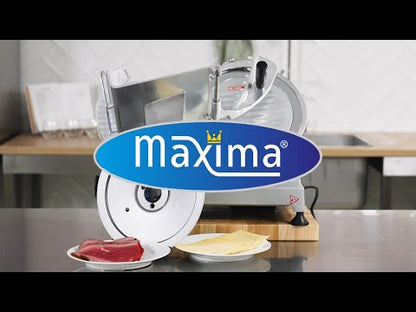 Maxima Meat Slicer Ø22cm Blade - teflon or serrated knife optional