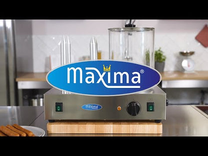 Maxima Worstenwarmer - Ø 20 x 24 cm - Vaatwasbestendig - met 4 Verwarmingsstaven voor Brood