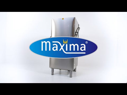 Maxima Pass Through Dishwasher 50x50cm - With Drain, Rinse Aid and Soap Pumps - 400V