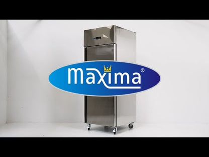 Maxima Vrieskast 700 L op Wielen - 3 Verstelbare Roosters (2/1 GN) - RVS