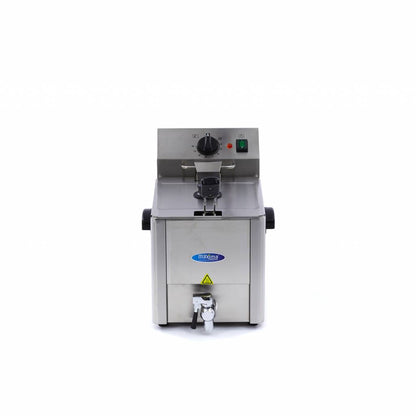 Maxima Frituurpan - 8 L - 1 Mand - met Tapkraan