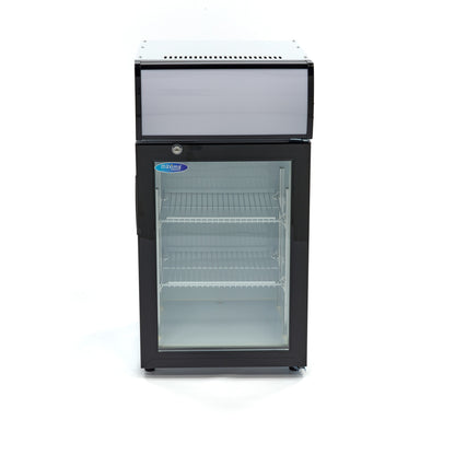 Maxima Mini Fridge 50L - 2 Adjustable Shelves - White