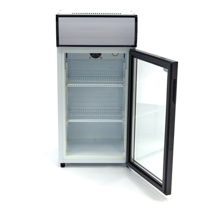 Maxima Mini Fridge 80L - 2 Adjustable Shelves - White