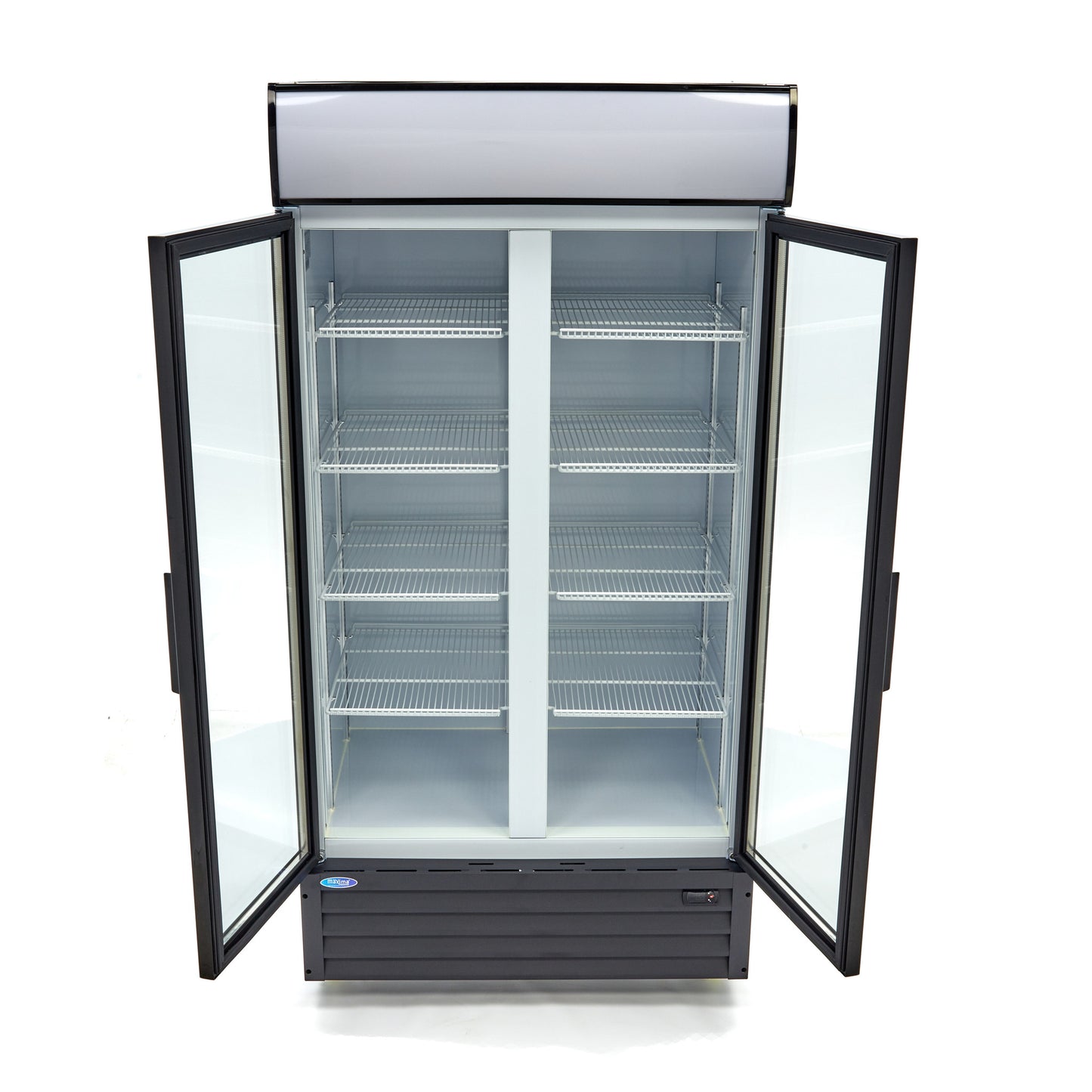 Maxima Display Fridge 800L - 8 Adjustable Shelves - White