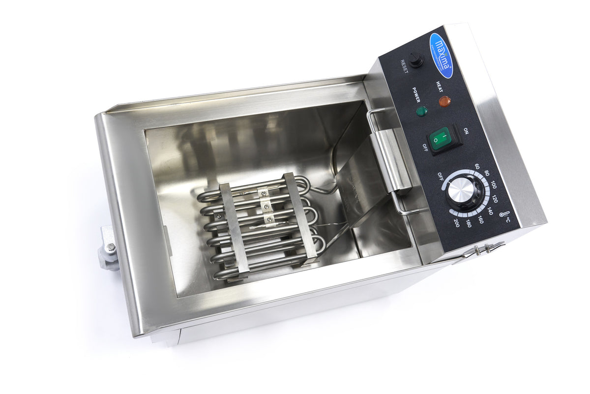 Maxima Frituurpan - 10 L - 1 Mand - met Tapkraan