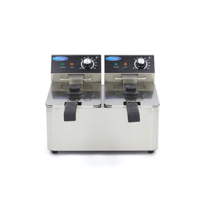 Maxima Frituurpan - 2x 4 L - 2 Manden - tot 1,5 Kg Frites