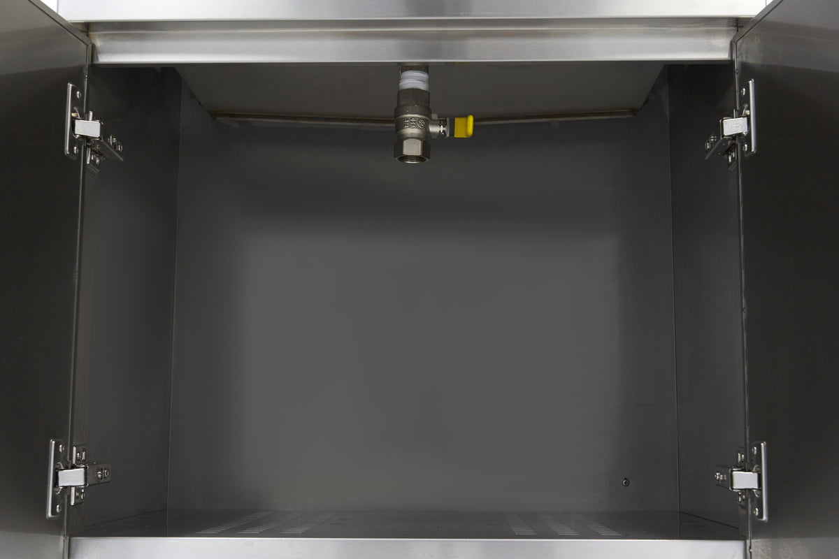 Maxima Frituurpan - 35 L - 1 Mand - met Tapkraan - 400V