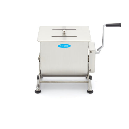 Maxima Vleesmenger 20 L - 16 Kg Vlees - Kantelbare Bak - Enkele As
