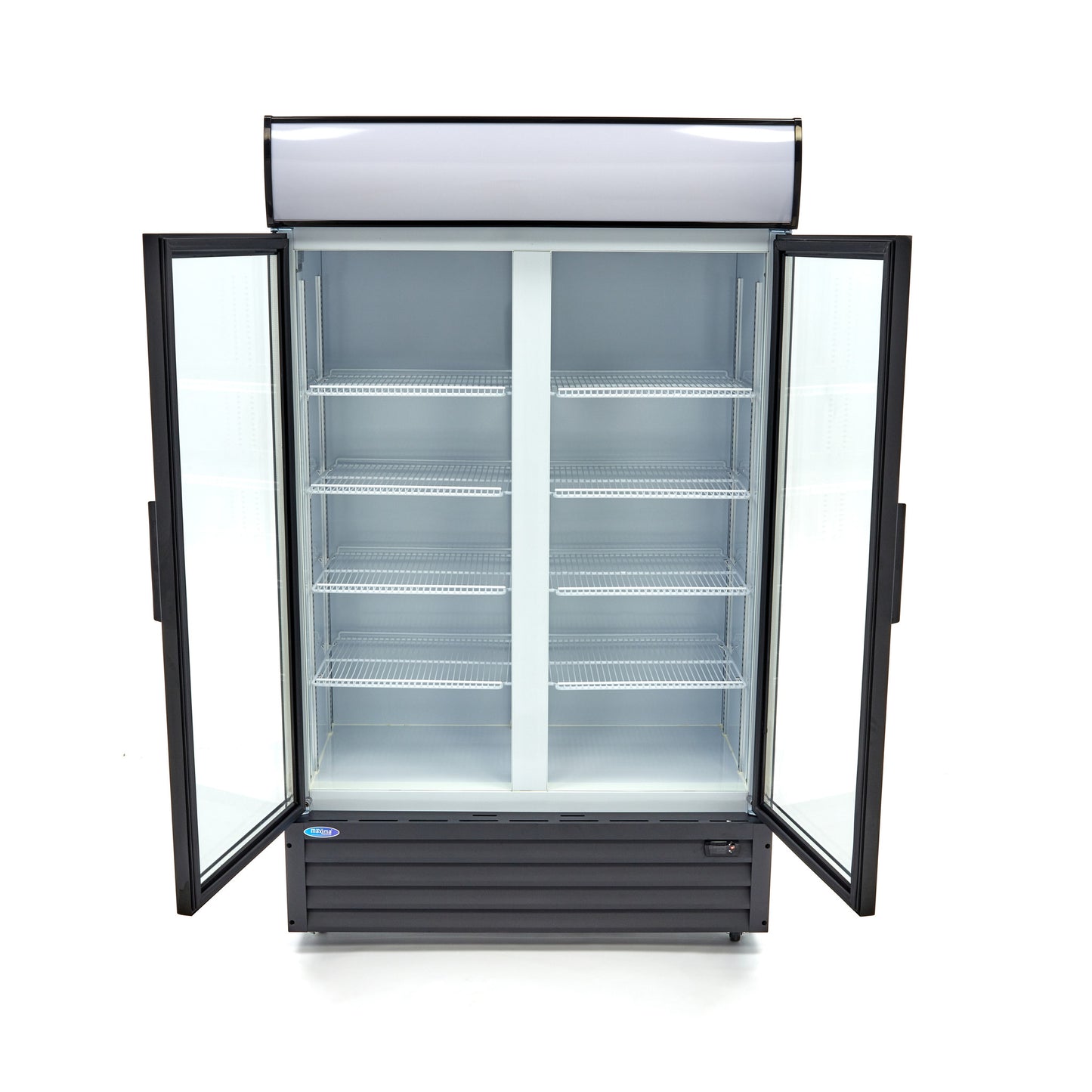 Maxima Display Fridge 700L - 8 Adjustable Shelves - White