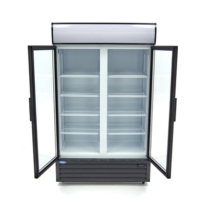 Maxima Display Fridge 700L - 8 Adjustable Shelves - White