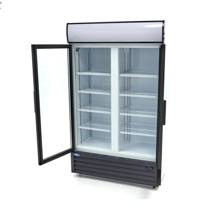 Maxima Display Fridge 700L - 8 Adjustable Shelves - White