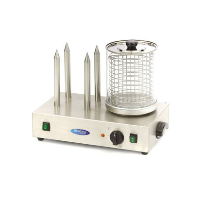 Maxima Worstenwarmer - Ø 20 x 24 cm - Vaatwasbestendig - met 4 Verwarmingsstaven voor Brood