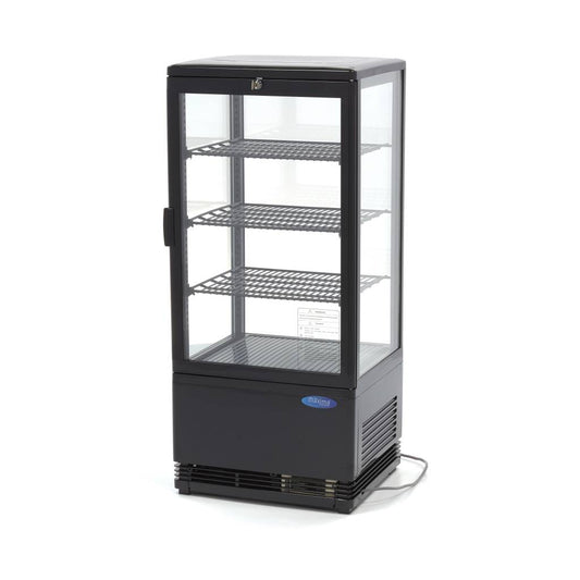Maxima Display Fridge - 78L - 43cm - Black