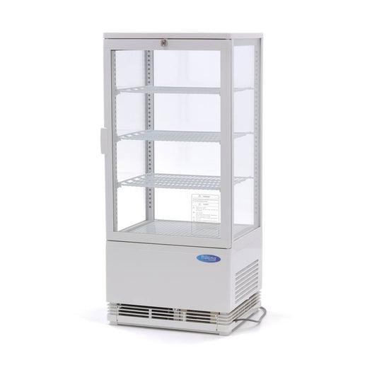 Maxima Display Fridge - 78L - 43cm - White